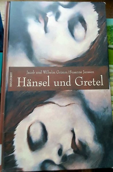 A startling "Hensel & Gretel" in the castle tower library at Burg Wissem Bilderbuchmuseum Germany A startling “Hensel & Gretel” in the castle tower library at Burg Wissem Bilderbuchmuseum Germany